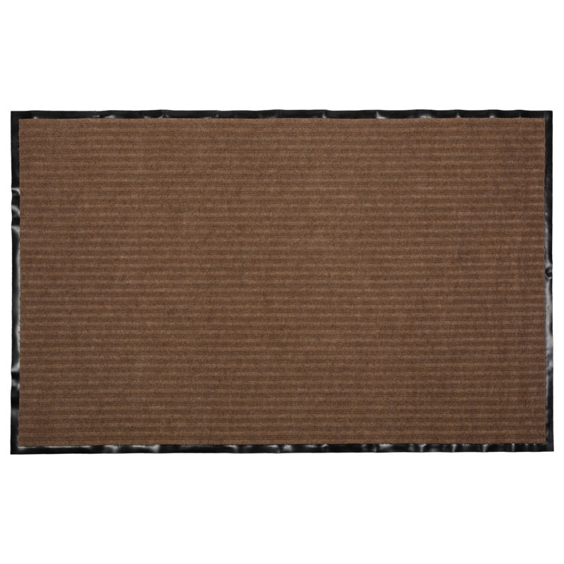 Tapis de cuisine Atzired, Rectangle 2 pi 6 po x 4 po, Brun