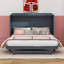 Grand lit escamotable avec grand tiroir, ports USB et prises USB-107727068