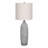 Table Lamp  - 27"H,, Grey Resin