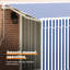 VidaXL 350cm W x 200cm D Fabric Cover Retractable Door / Window Awning