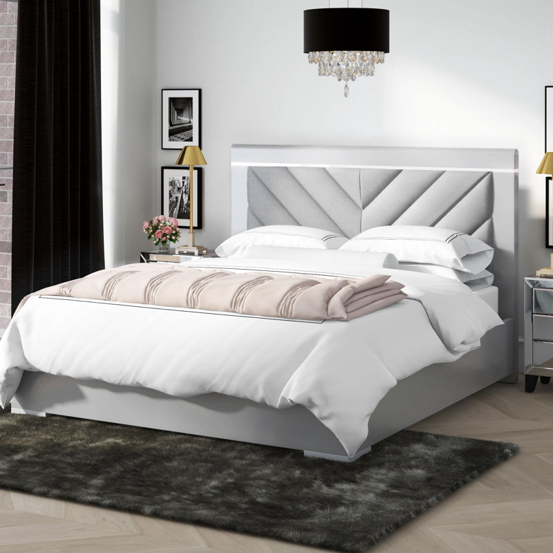 Mcguigan Upholstered Platform Bed, Queen