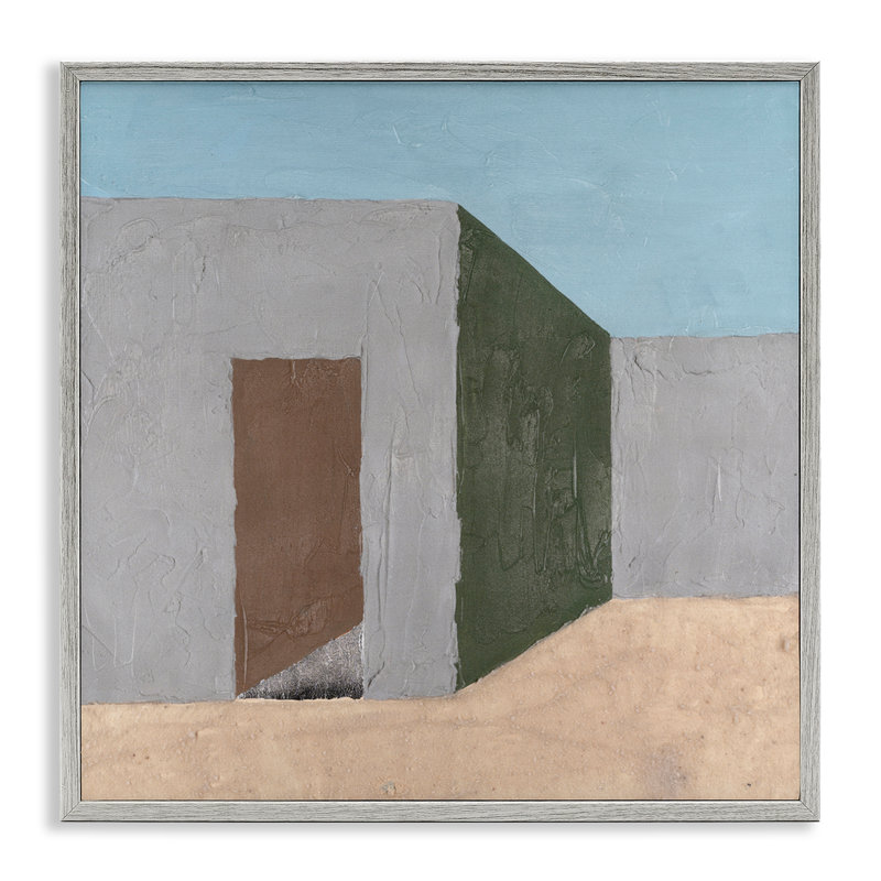 Sud-ouest d'Adobe, estampe numérique de Michael Willett, H 12 po x l 12 po, Estampe numérique Farmhouse