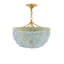 Lustre empire unique à 3 lumières Bayou