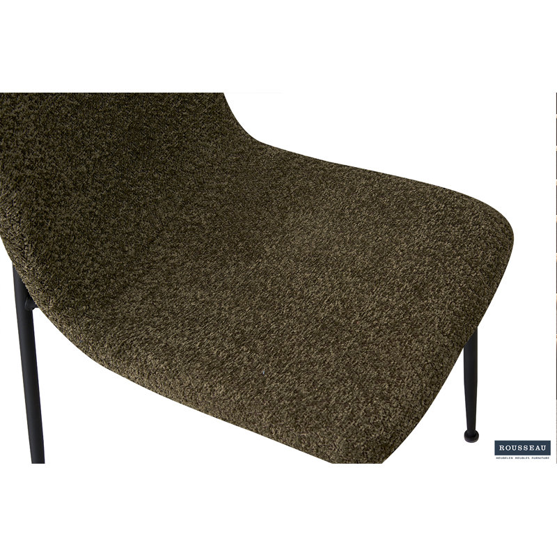 Alice Upholstered Dining Chair, Green