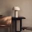 Lampe de table moderne en céramique avec abat-jour dôme