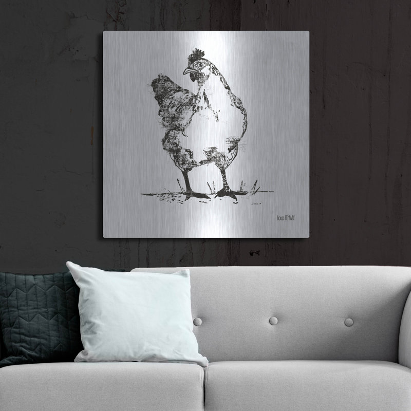 «Farmhouse Chicken» par House Fenway, H 36 po x l 36 po