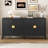 Exquisite Four-Door Sideboard With Stylish Metal Legs And Patterned Doors For Versatile Use-422471629