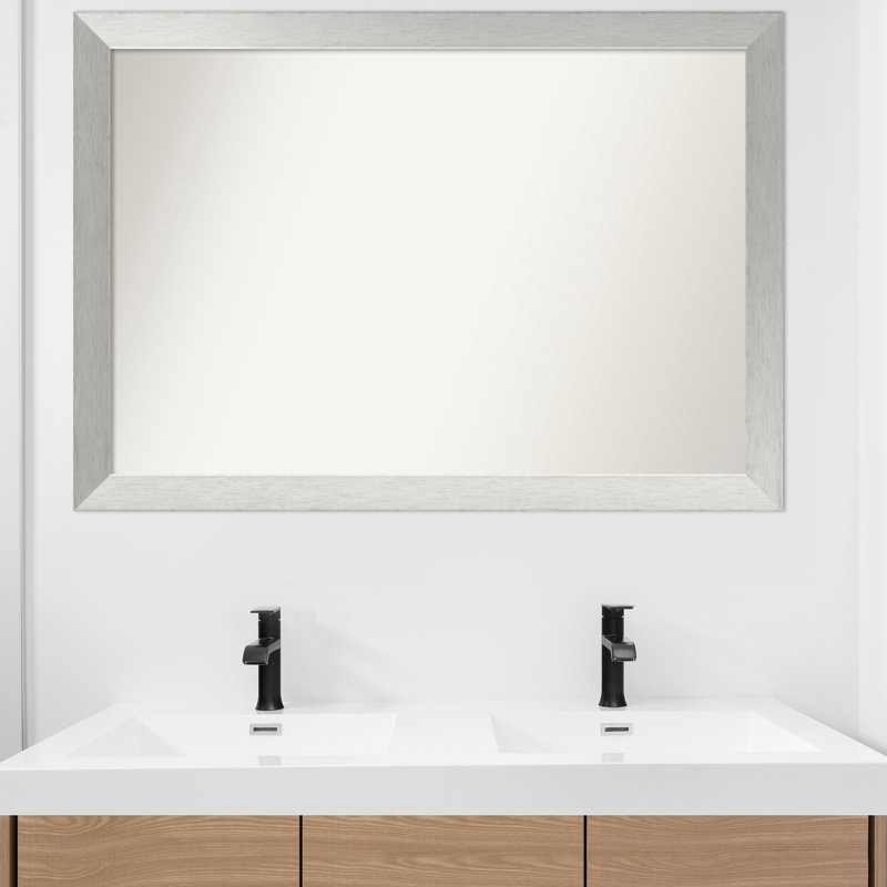 Twanya Solid Wood Wall Mirror, Square, 30" x 30"