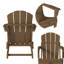 Chaise Adirondack pliable pour l'extérieur-1599260001