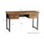Teller Solid Wood Top Writing Desk