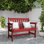 Banc d'extérieur en PEHD Genivieve