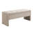 Modern Bed End Bench with Storage,Upholstered Large Foot Rest Stool, Comfy Window Vanity Bench for Living Room,Bedroom,Dorm,Coffee Table,Linen-311726661