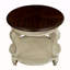 Table de bout ronde 22 pouces deux tons-903703735-903703737