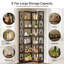 200cm H x 60cm W Metal Bookcase