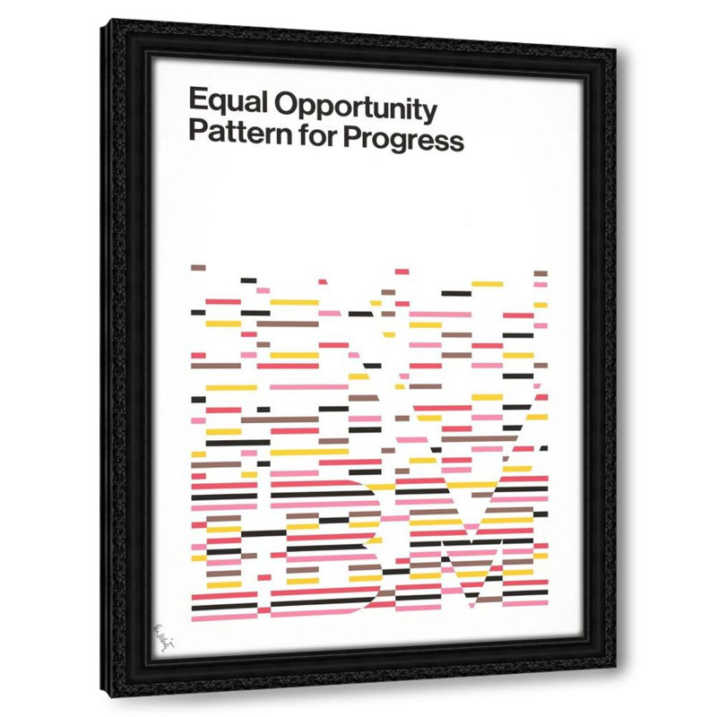 Un projet d'IBM, égalité des chances, modèle de progrès (1972), H 32 po x l 24 po