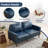 65" Faux Leather  Classic Loveseat Mid-Century Modern Sofa-120921523