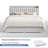 Avelyn Upholstered Bed Frame with 2 Footboard Drawers and Storage Platform-2074587206-2074587202