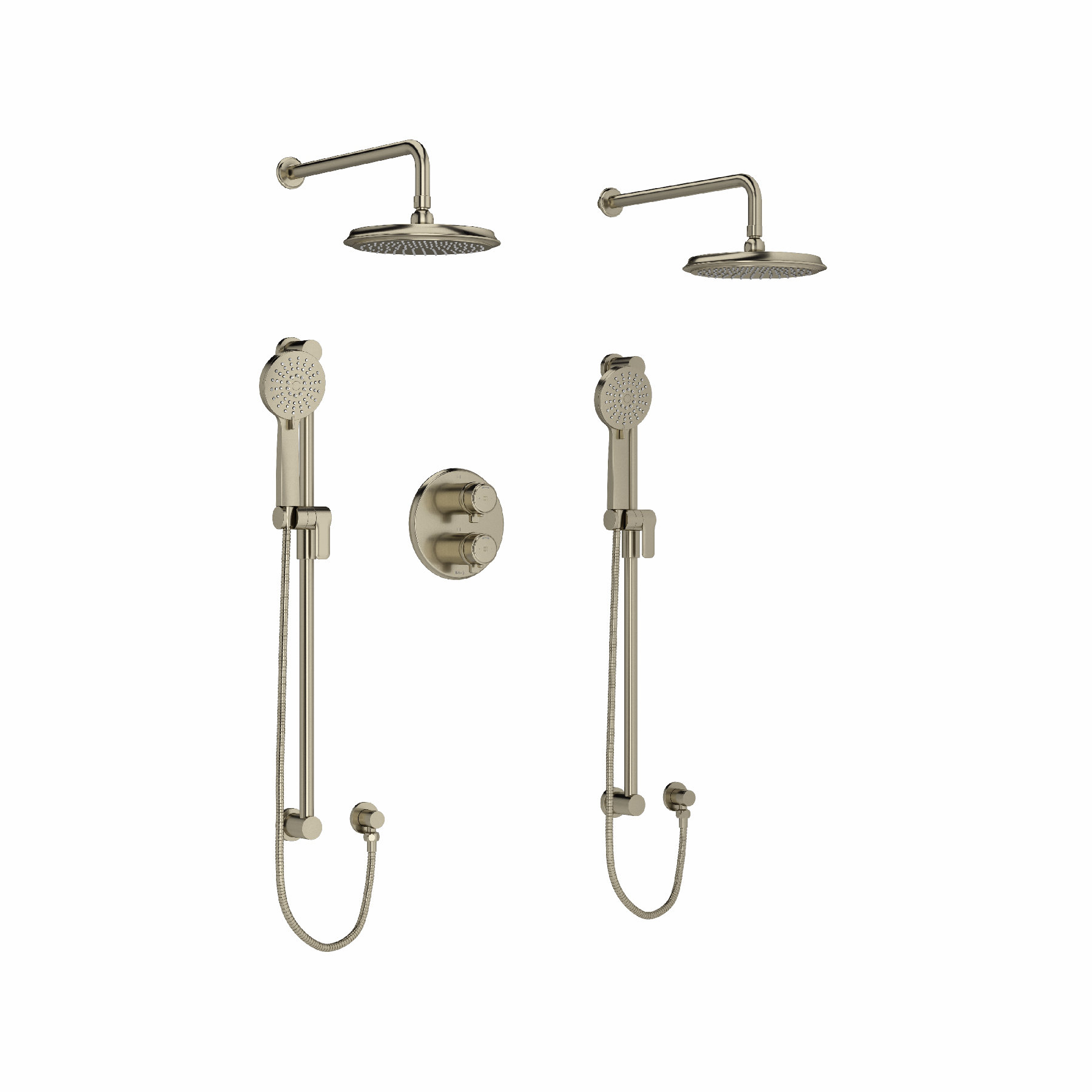 Signature Hardware Swivel Water Supply Elbow and Bracket for Hand Shower