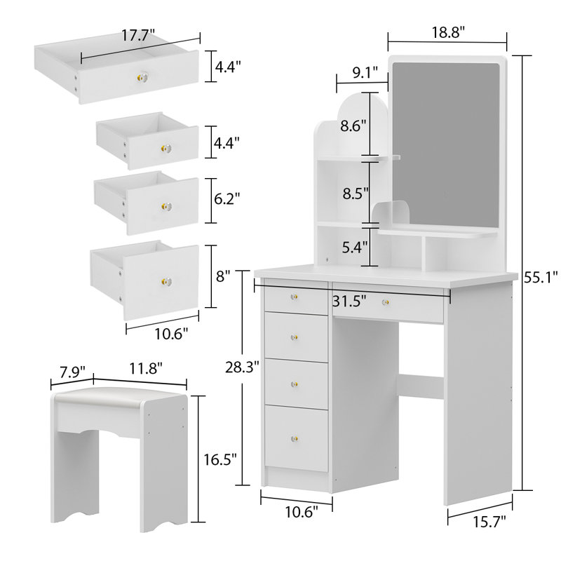 Zipcode Design™ Jaiden Vanity & Reviews | Wayfair