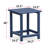 Folding Outdoor Adirondack Chair Set Of 2 And Table Set