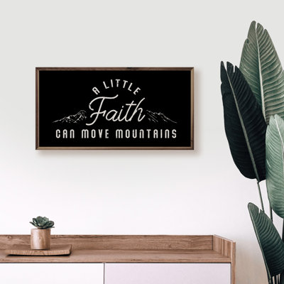 A Little Faith Mountains - noir