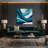 Gradient Abstract 41 Green Canvas Wall Art
