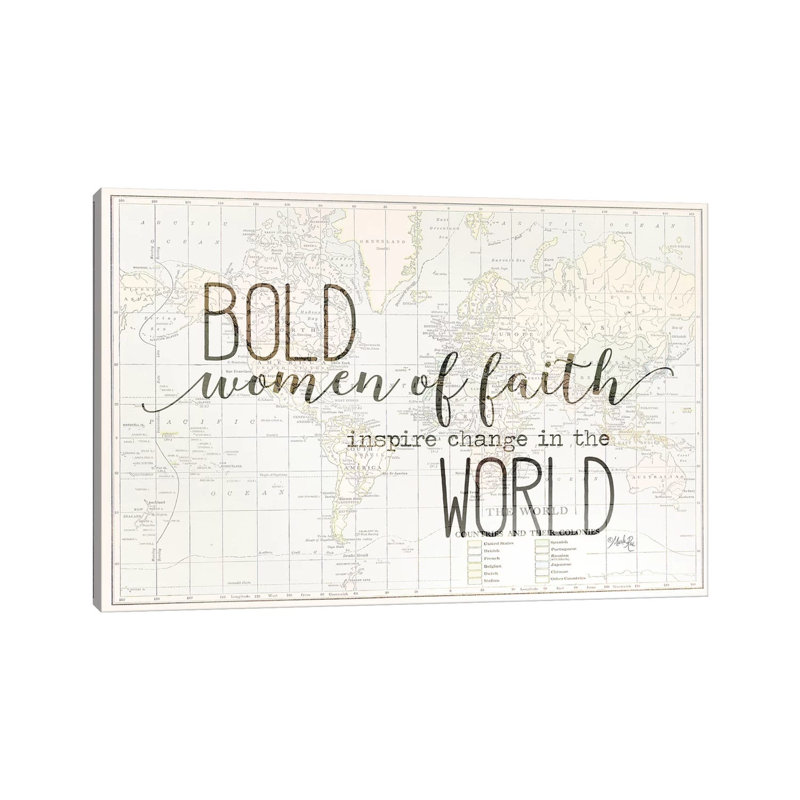 Bold Women Of Faith by Marla Rae - Wrapped Canvas Gallery-Wrapped Canvas Giclée, 101.6 cm H x 66.04 cm W x 3.175 cm D