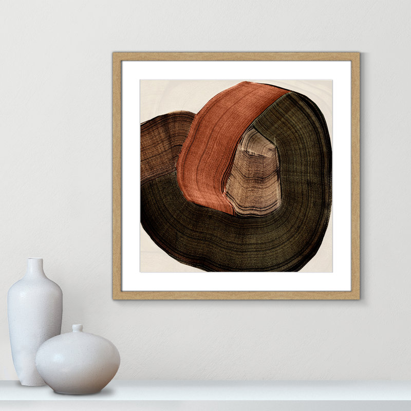 «Folded Earth II» par , Imprimé mat, Natural, L 23,5 po x H 23,5 po