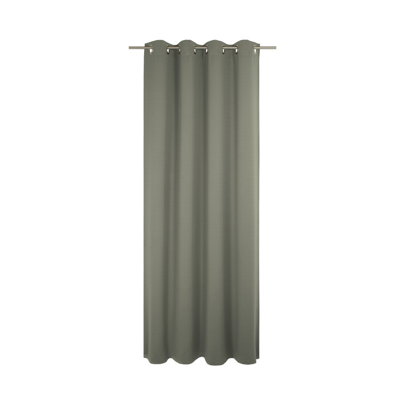 Uni Collection Room Darkening Curtain, 142cm wide x 365cm high, Olive