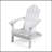 Foldable Adirondack Chair With Weather-Resistant Acacia Wood And Classic Slat Design For Outdoor Comfort-1832699117