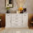 61”W Sideboard Buffet Cabinet With 2 Door 6 Drawer