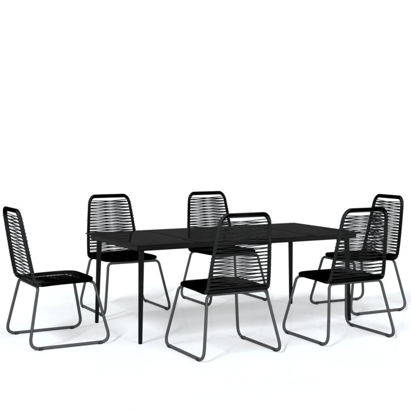 Ensemble de salle à manger long, H 29,1 po x l 78,8 po x P 39,4 po, 6