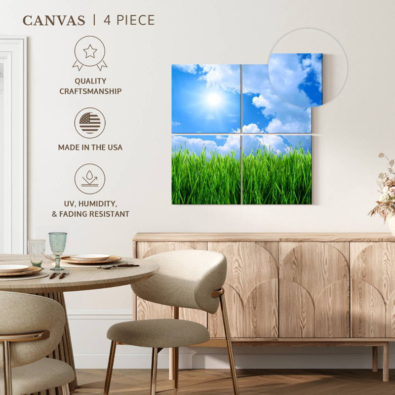Harnek Grass Field Under Blue Sky
