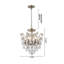Lustre 6 lumières avec cristaux transparents Cravey-500749994