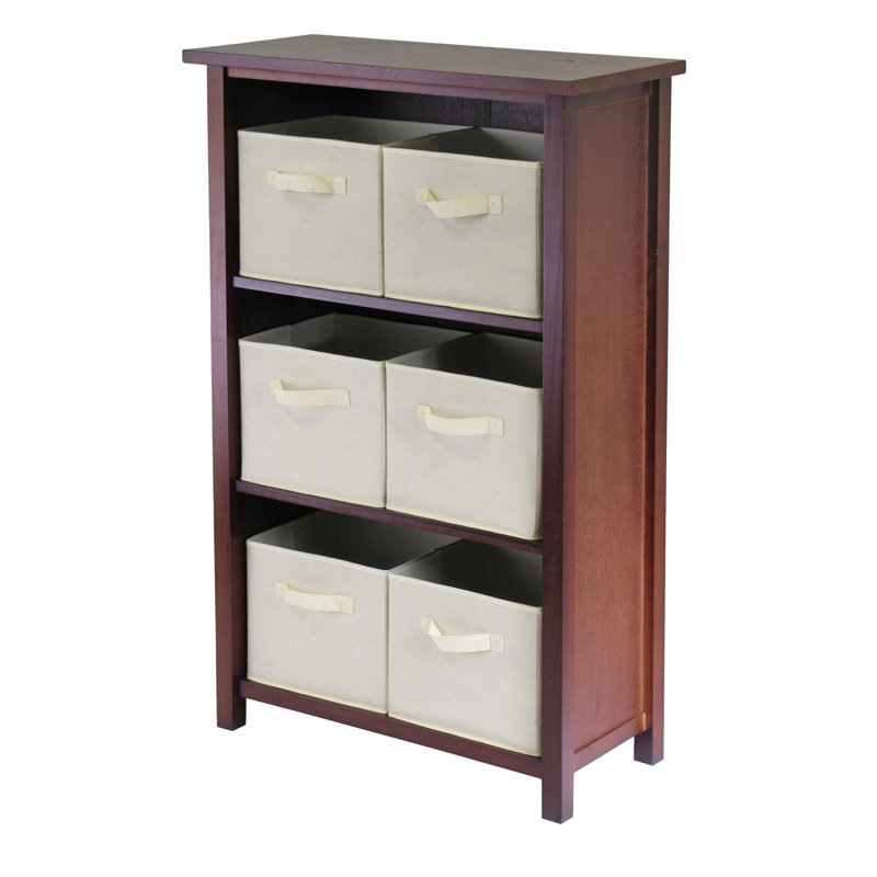 Eleia 6 Drawer Storage Drawer, Beige