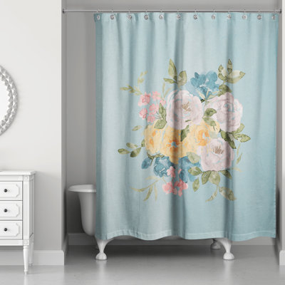 Rideau de douche aquarelle