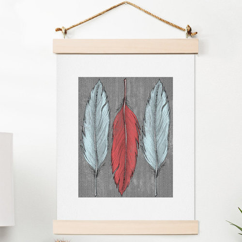 « plumes », impression, H 14 po x l 11 po x P 0,13 po