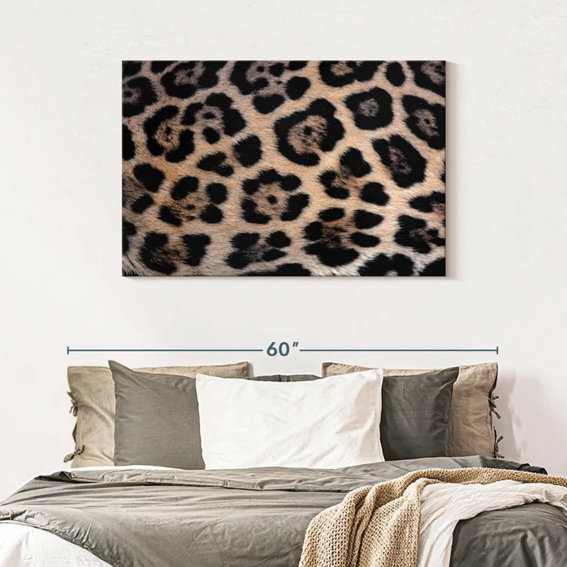 Brampt Jaguar Fur, 30" H x 45" W