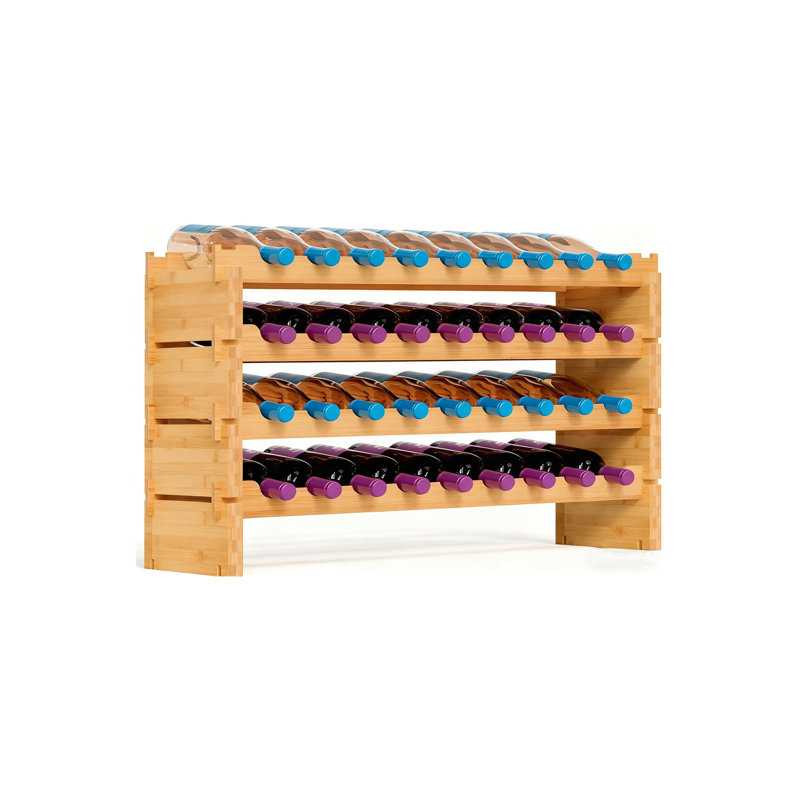 Wine Bottle Rack Brown