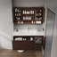 Armoire de salle de bain simple et haut de gamme rétro