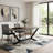 Metal Base Dining Table