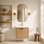 Ensemble de meuble-lavabo simple 24 po avec comptoir en céramique Carlsbad