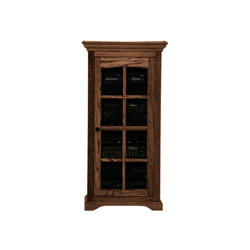 Rafeef Audio Cabinet, Dark Oak