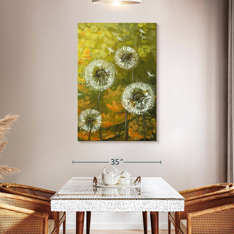 Harnek Dandelions, 48" H x 32" W