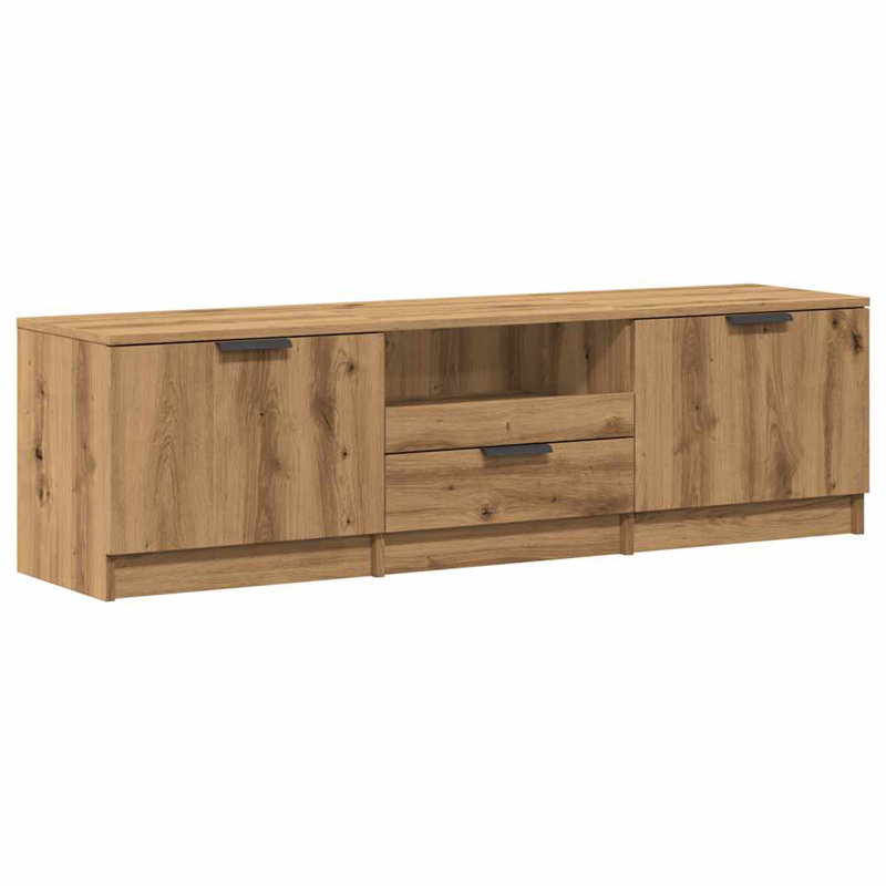 Jeeva TV Cabinet 140x35x40 cm Engineered Wood, Artisan Oak