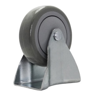 Polyuréthane rigide industriel de 4 pouces avec roulettes Snap-Loc de 375 lb