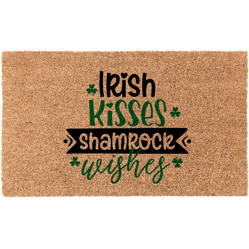 Gentjana Non-Slip St. Patrick's Day Outdoor Doormat