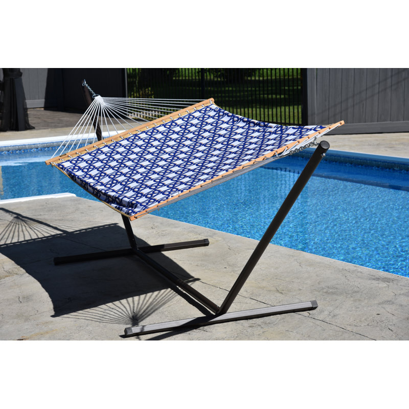 Double hamac réversible en tissu matelassé réversible Vivere (capacité de 450 lb), Nautique