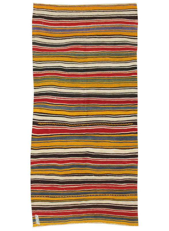 Kilim One-of-a-Kind 3'8" x 7'4" Flatweave Area Rug