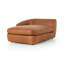 Saldana Leather Chaise